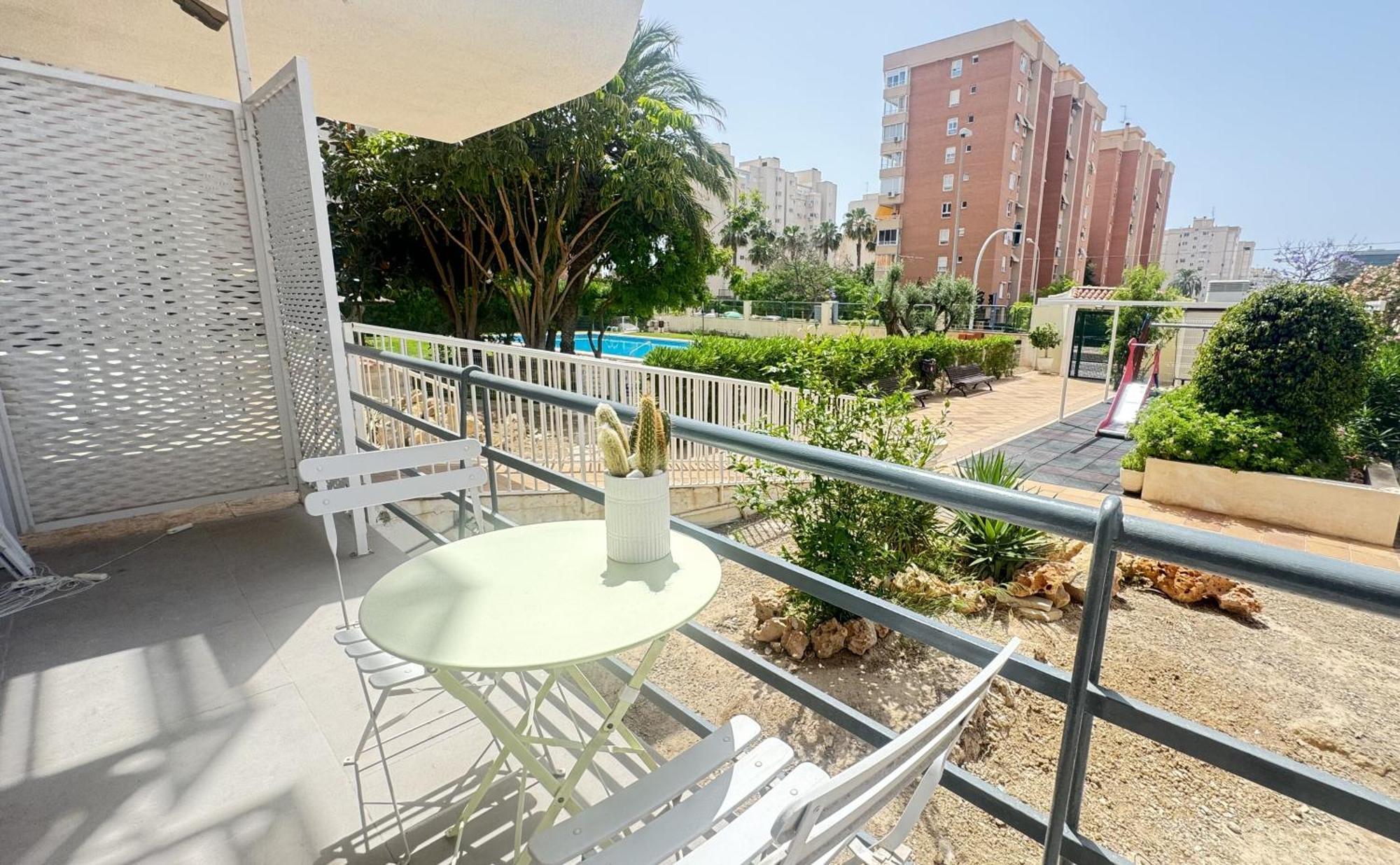 Estudio Con Piscina Alicante Exterior foto